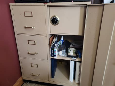 how open old steel file cabinet that is locked|locked file cabinet key.